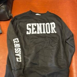 SENIOR class of 2023 black creneck